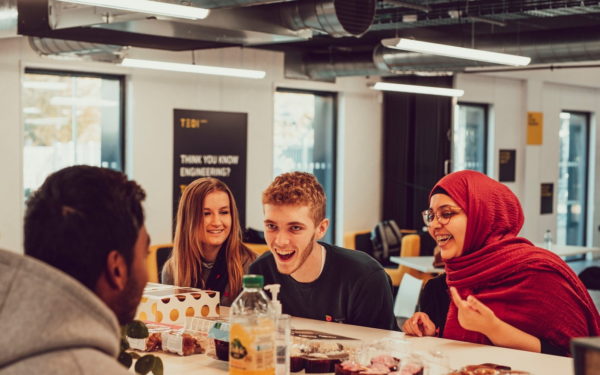 TEDI-London students laughing