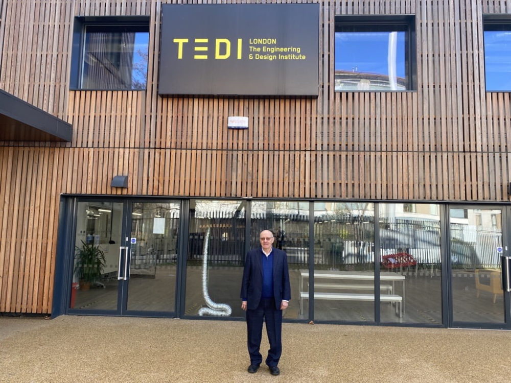 Peter Hansford at TEDI-London's campus