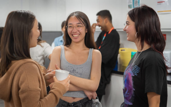 Students socialising