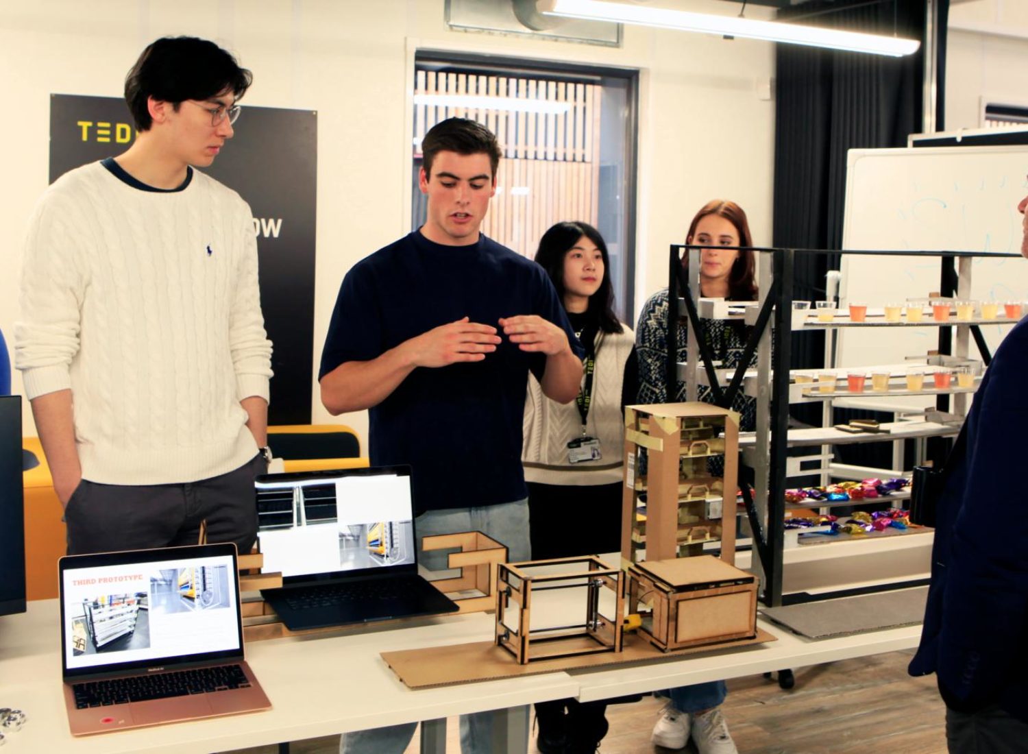 Winter school students showcase urban timber designs | TEDI London 